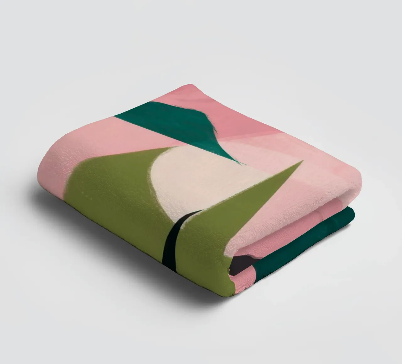 Geometric Shard Abstract towel by Line Fable