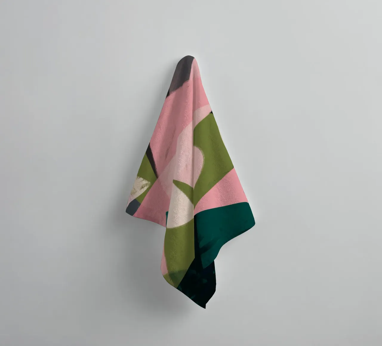 Geometric Shard Abstract towel by Line Fable