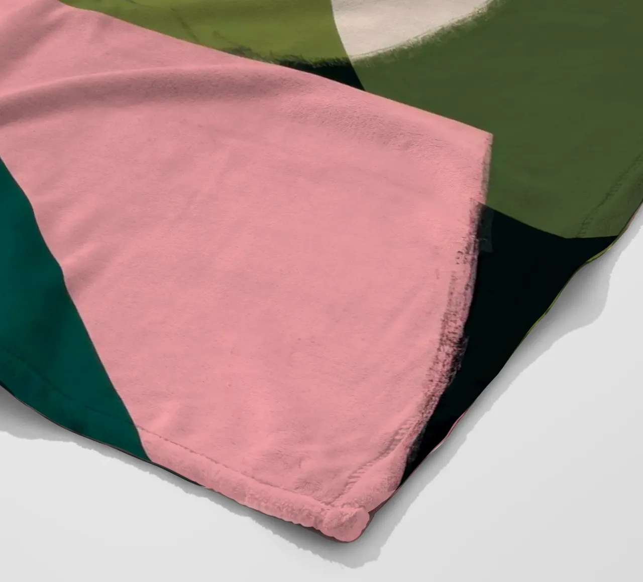 Frammento geometrico astratto coperta in pile da Line Fable