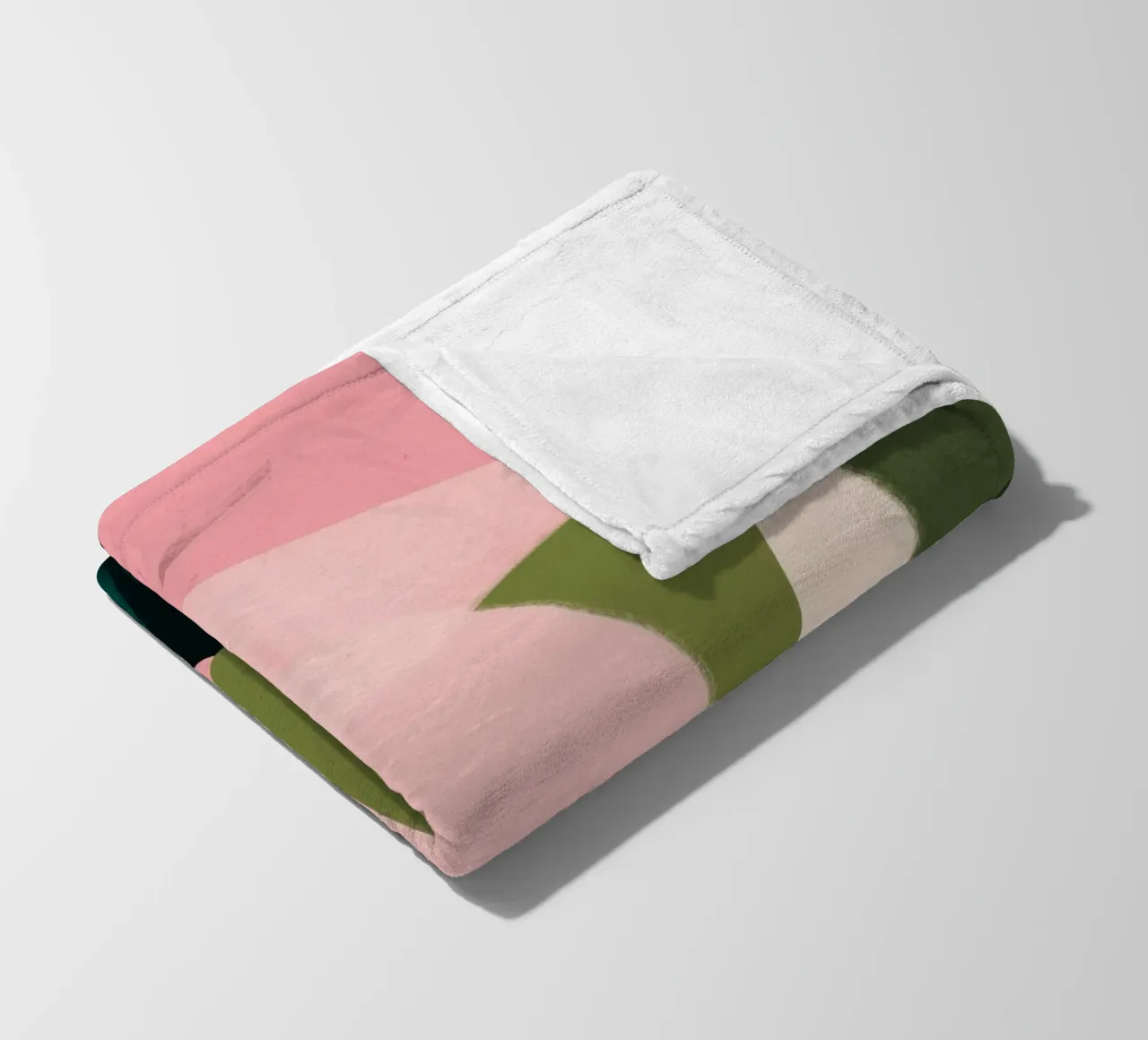 Frammento geometrico astratto coperta in pile da Line Fable