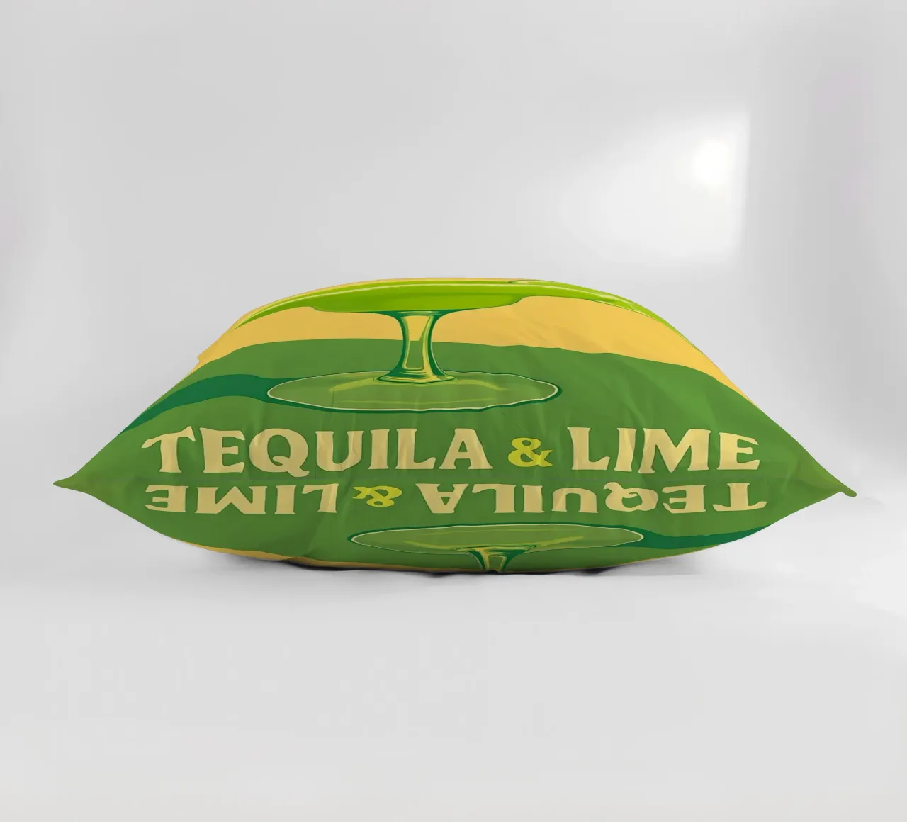 Margarita Tequila & Lime Cocktail Illustration cuscino da 🥝 KIWI STORE