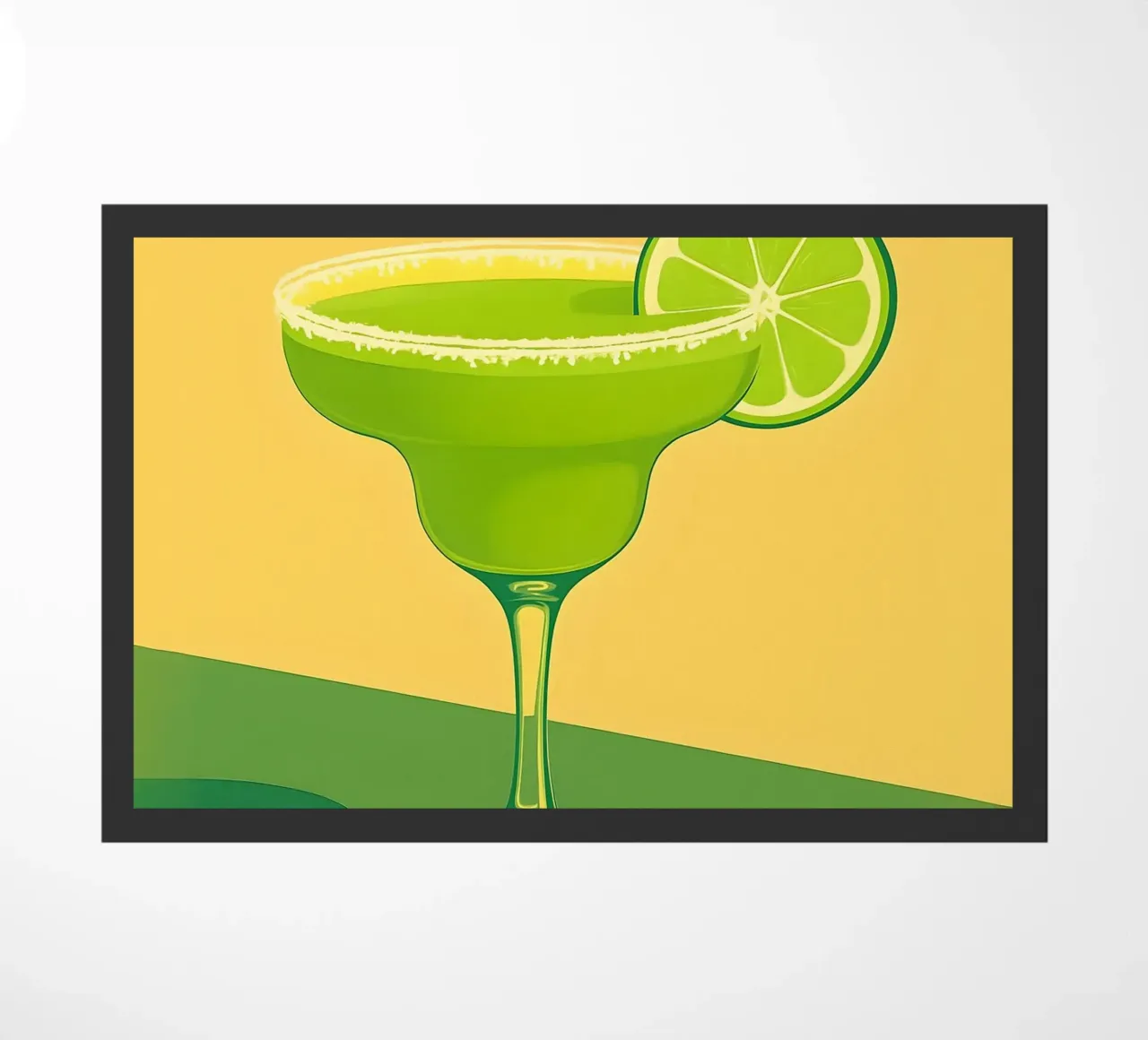 Margarita Tequila & Lime Cocktail Illustration zerbino da 🥝 KIWI STORE