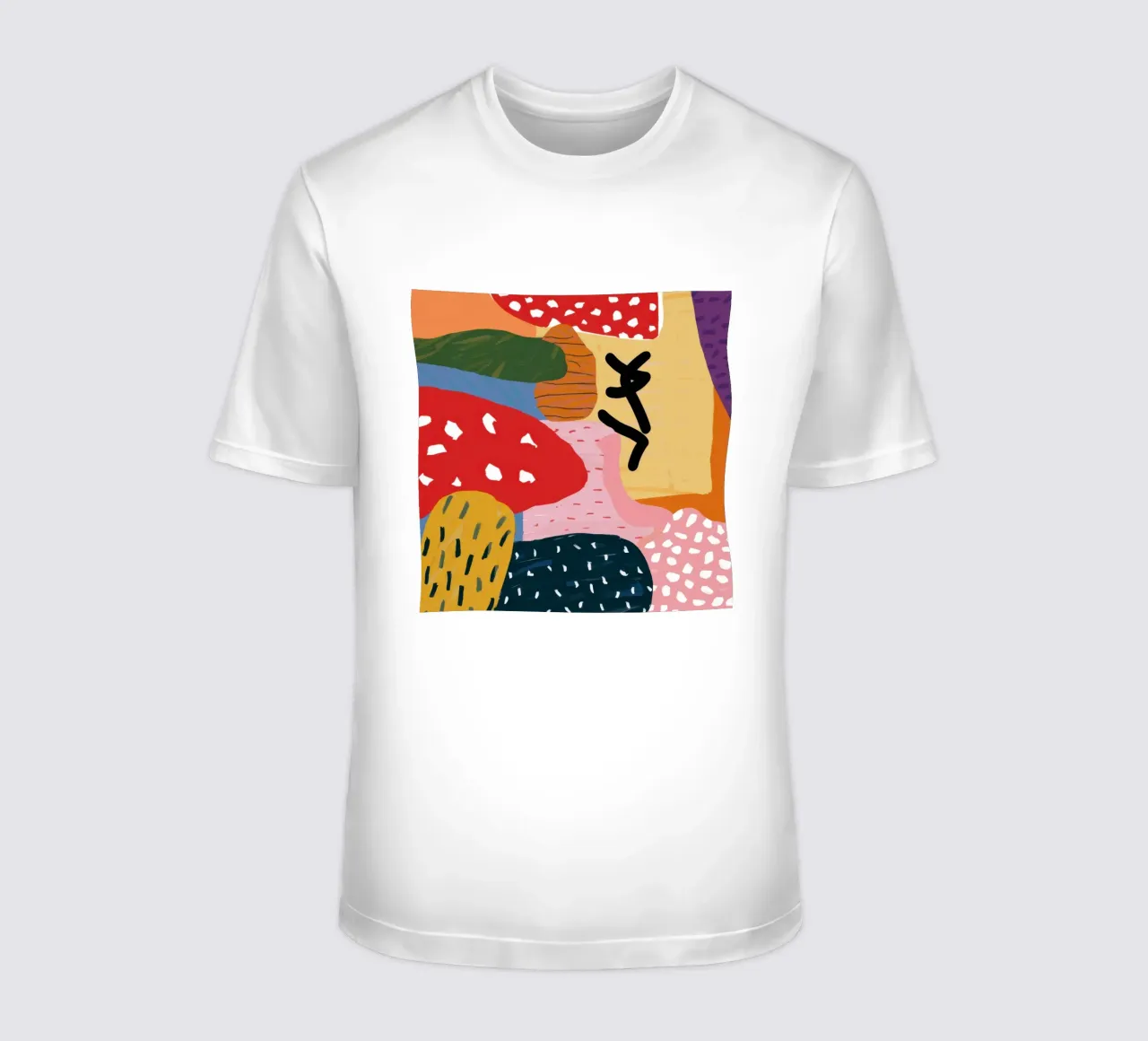 Pavimento di bosco Astratto t-shirt da Thistle Bloom