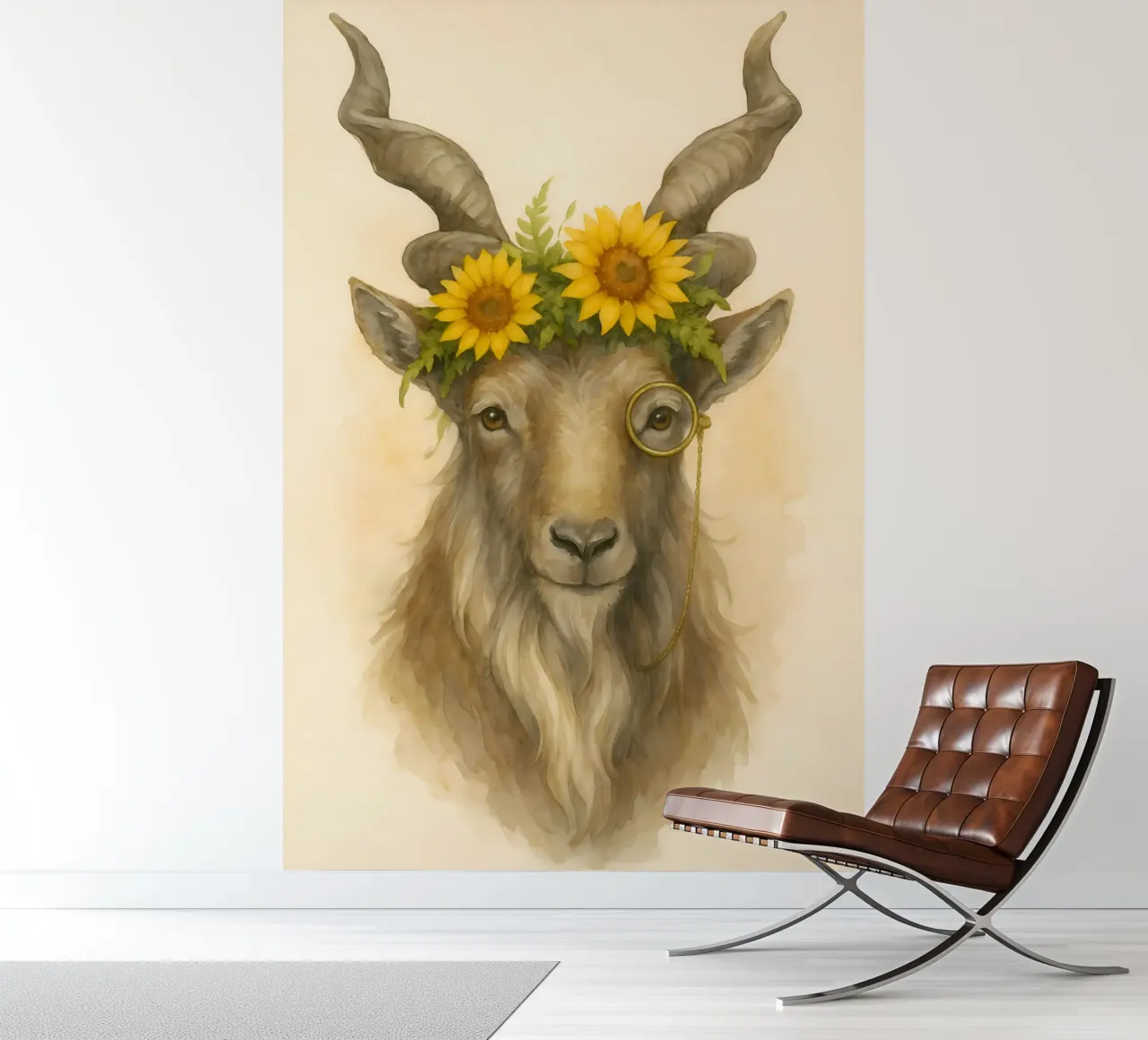 Sunbeam Sage: The Noble Goat photo wallpaper by Graceful Desine