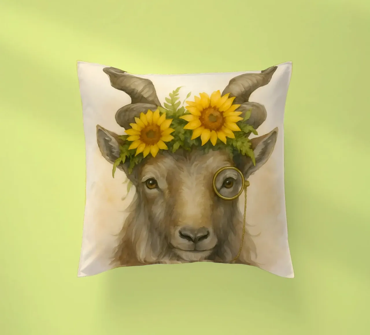 Sunbeam Sage : La chèvre noble coussin de Graceful Desine