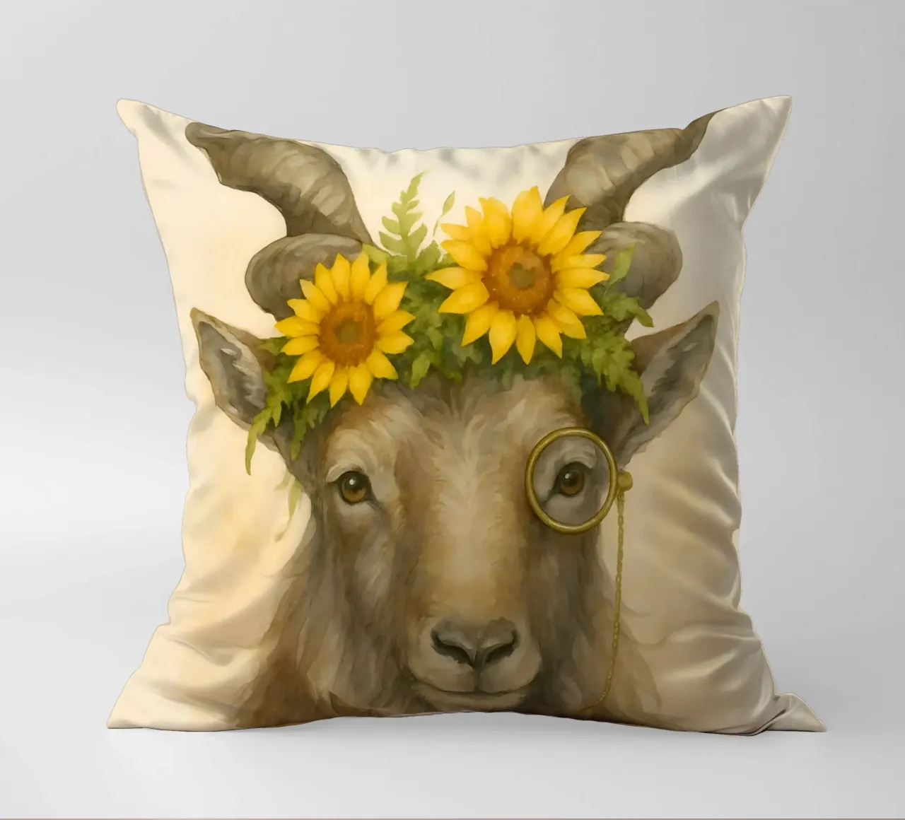 Sunbeam Sage : La chèvre noble coussin de Graceful Desine