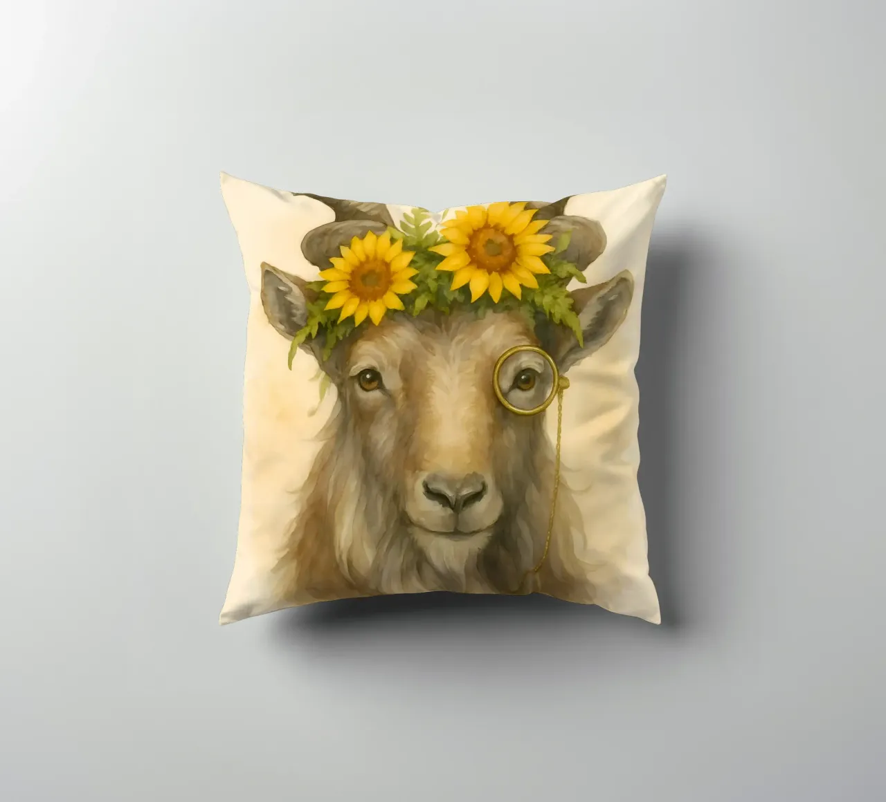 Sunbeam Sage : La chèvre noble coussin de Graceful Desine