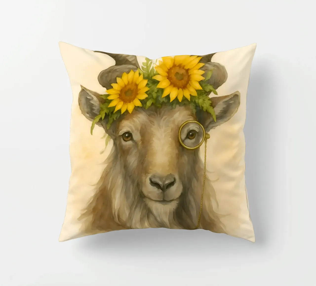 Sunbeam Sage : La chèvre noble coussin de Graceful Desine