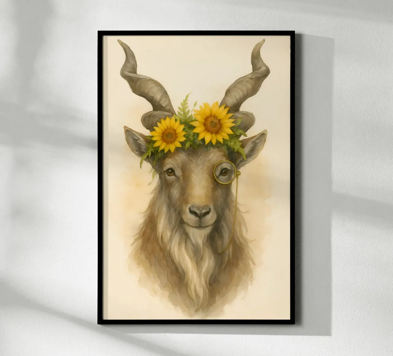 Sunbeam Sage: Die edle Ziege Hahnemühle von Graceful Desine