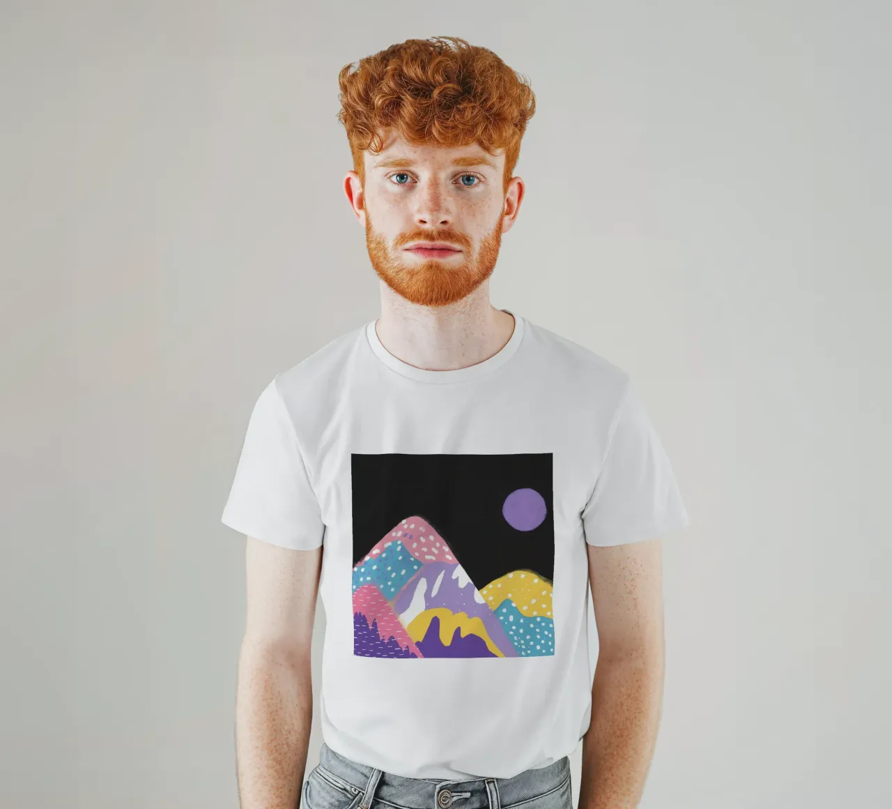 Picco del Monte Lunare t-shirt da Lunar Valentina