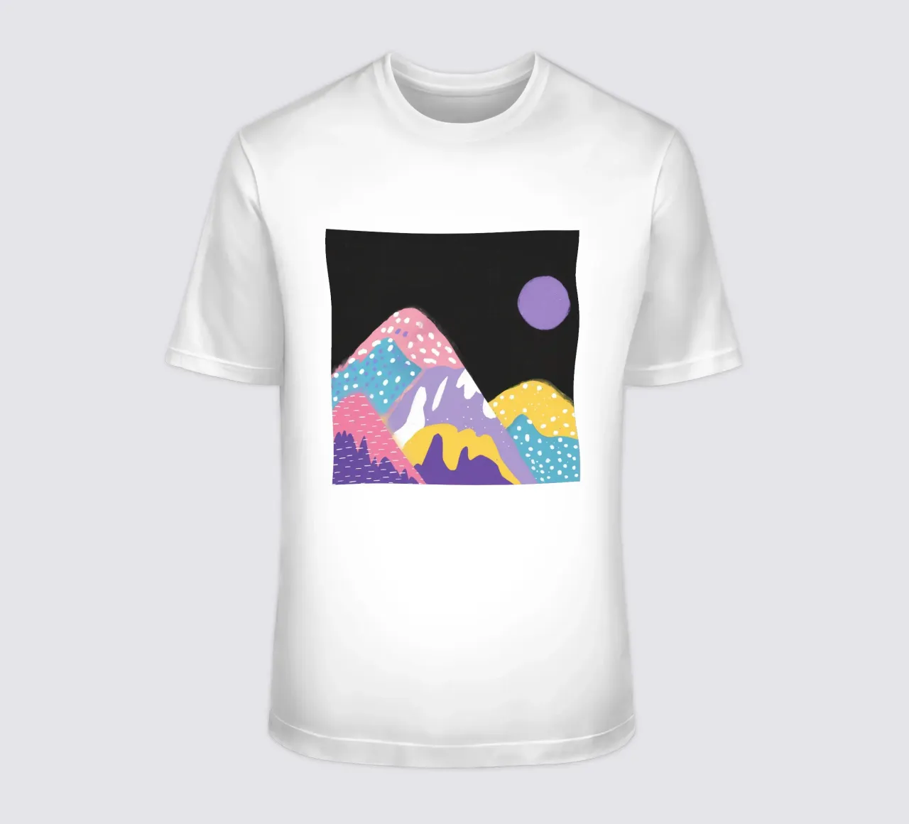 Picco del Monte Lunare t-shirt da Lunar Valentina