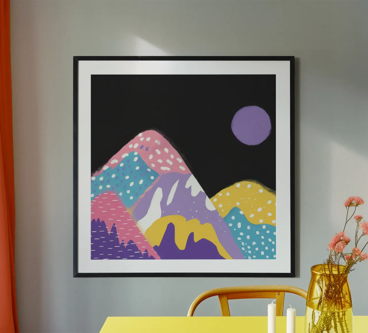 Picco del Monte Lunare carta hahnemühle da Lunar Valentina