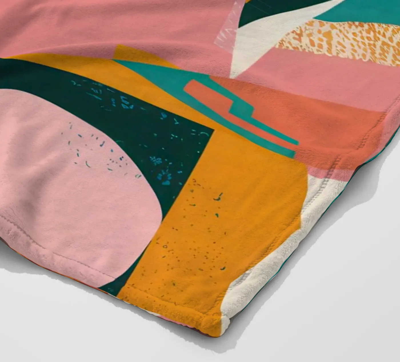 Versplinterde zon Collage fleecedeken van Obs Canvas