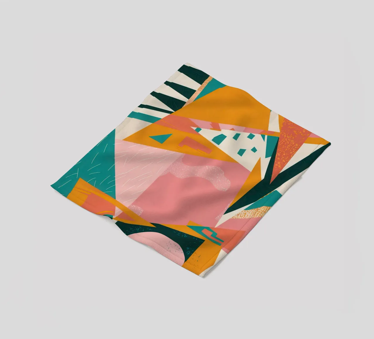 Collage Sole infranto coperta in pile da Obs Canvas