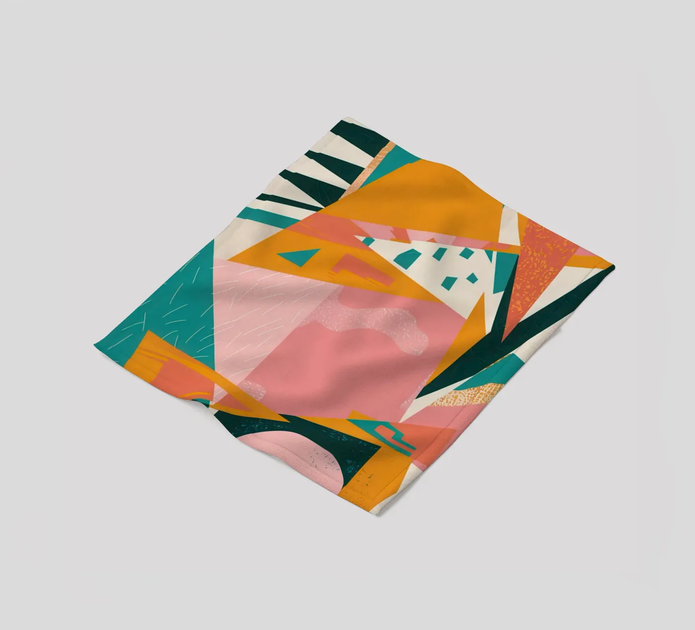 Versplinterde zon Collage fleecedeken van Obs Canvas