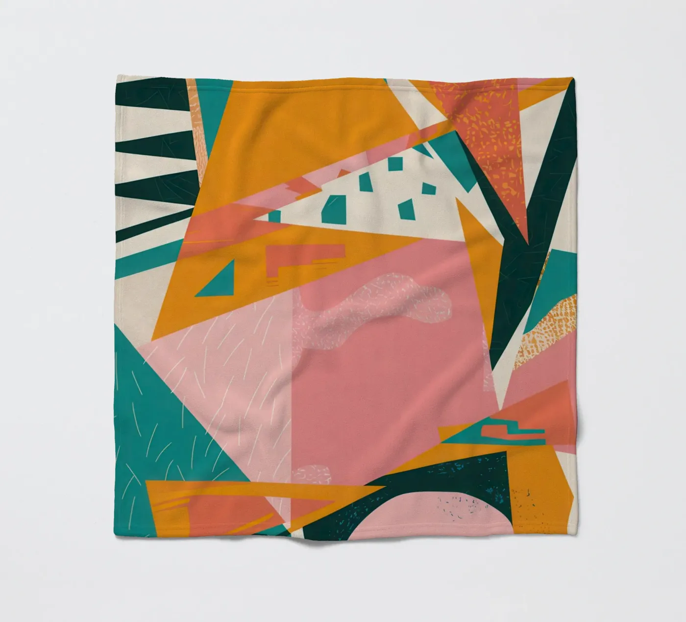 Versplinterde zon Collage fleecedeken van Obs Canvas