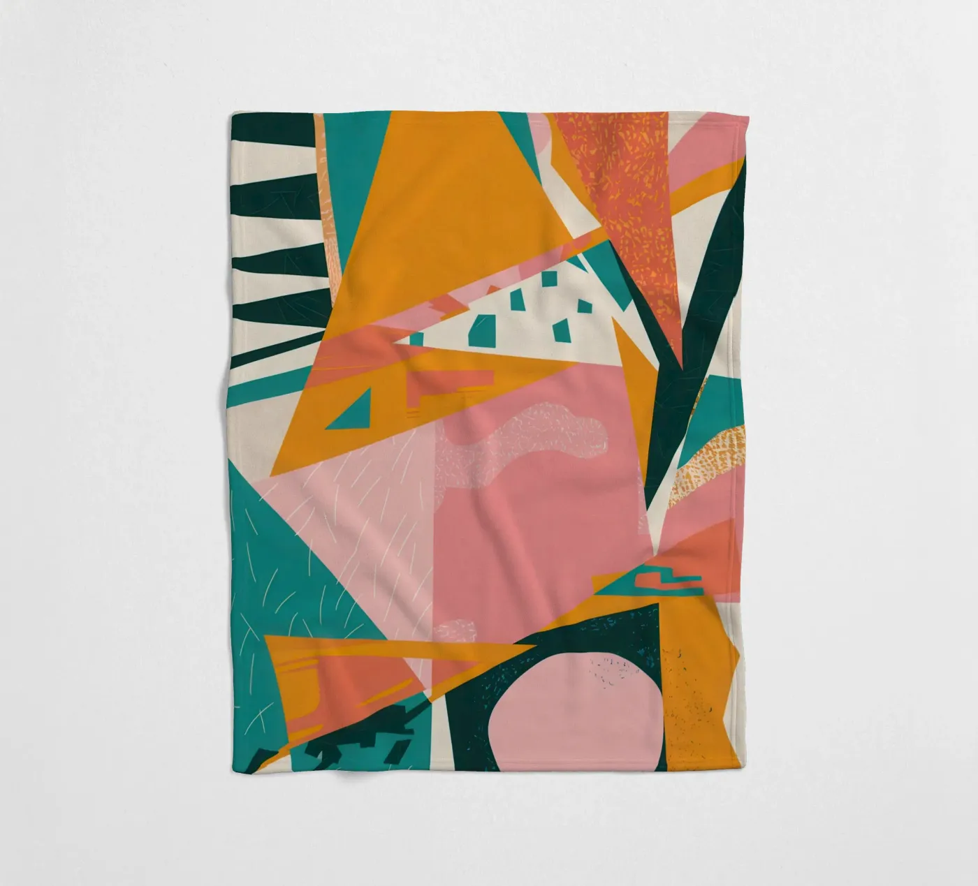 Versplinterde zon Collage fleecedeken van Obs Canvas