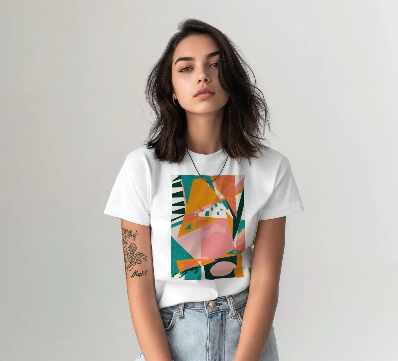 Collage Sole infranto t-shirt da Obs Canvas