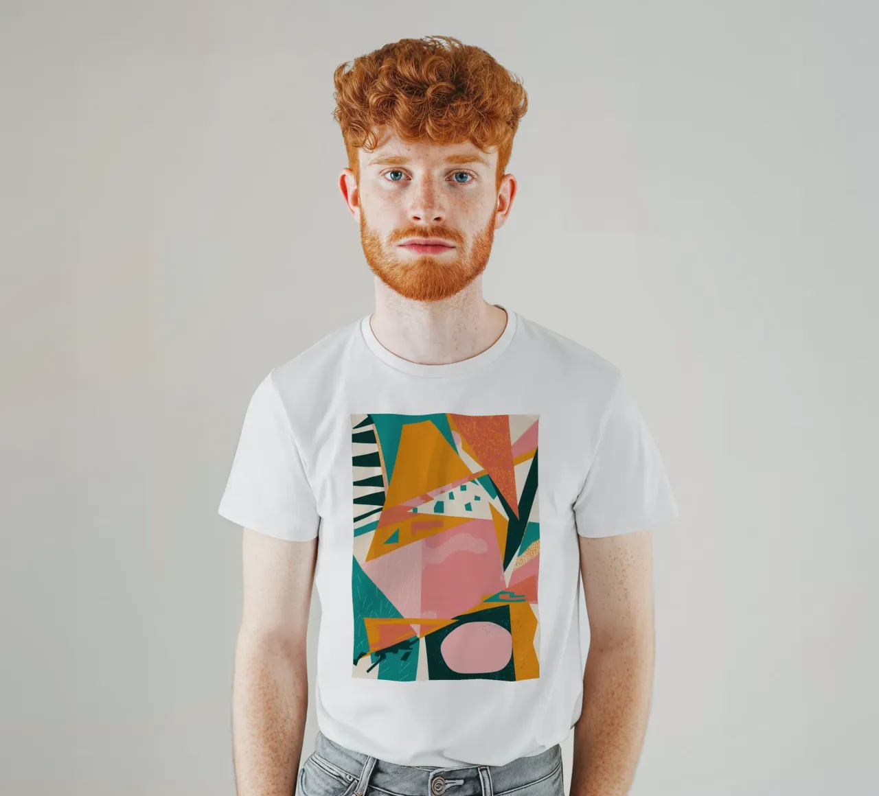 Collage Sole infranto t-shirt da Obs Canvas