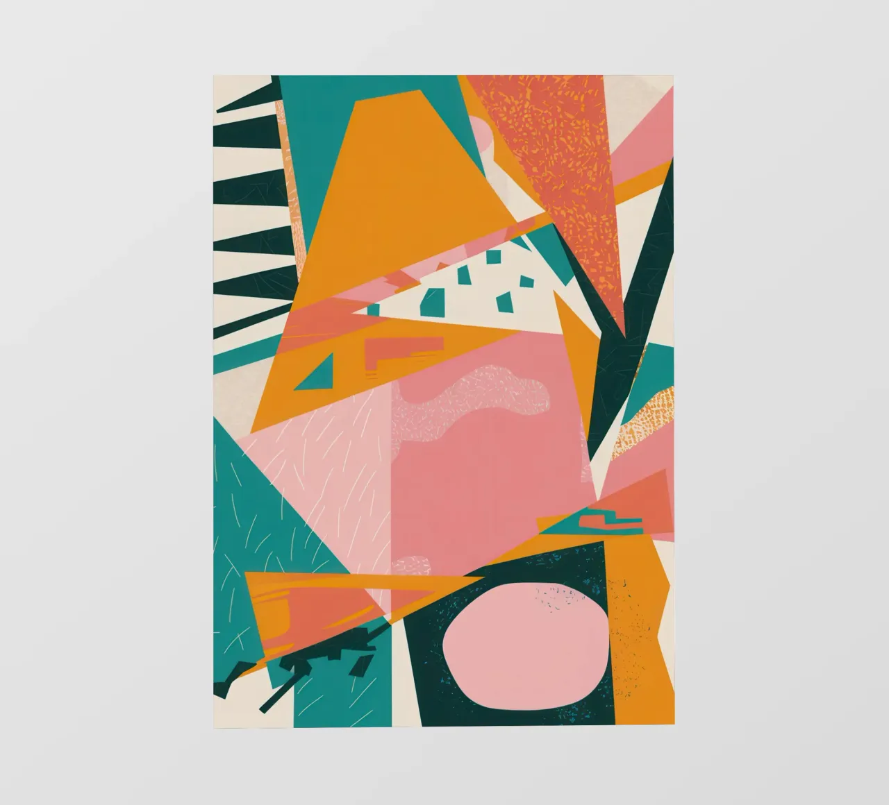 Collage Sole infranto telo in pvc da Obs Canvas