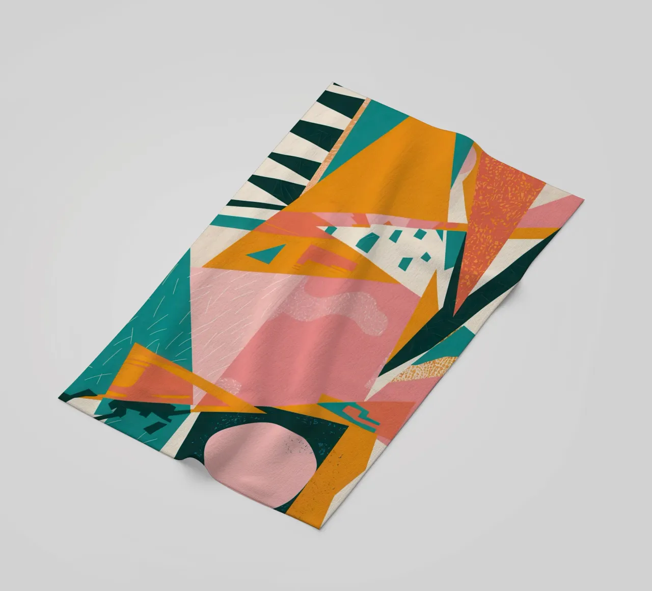 Collage Sole infranto telo mare da Obs Canvas