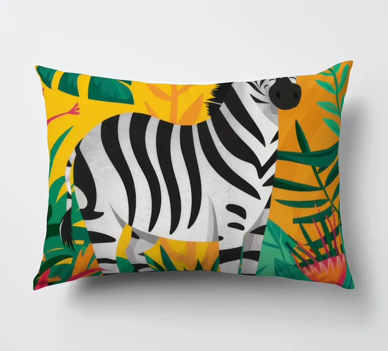 Jungle Zebra Majesty cuscino da Line Fable