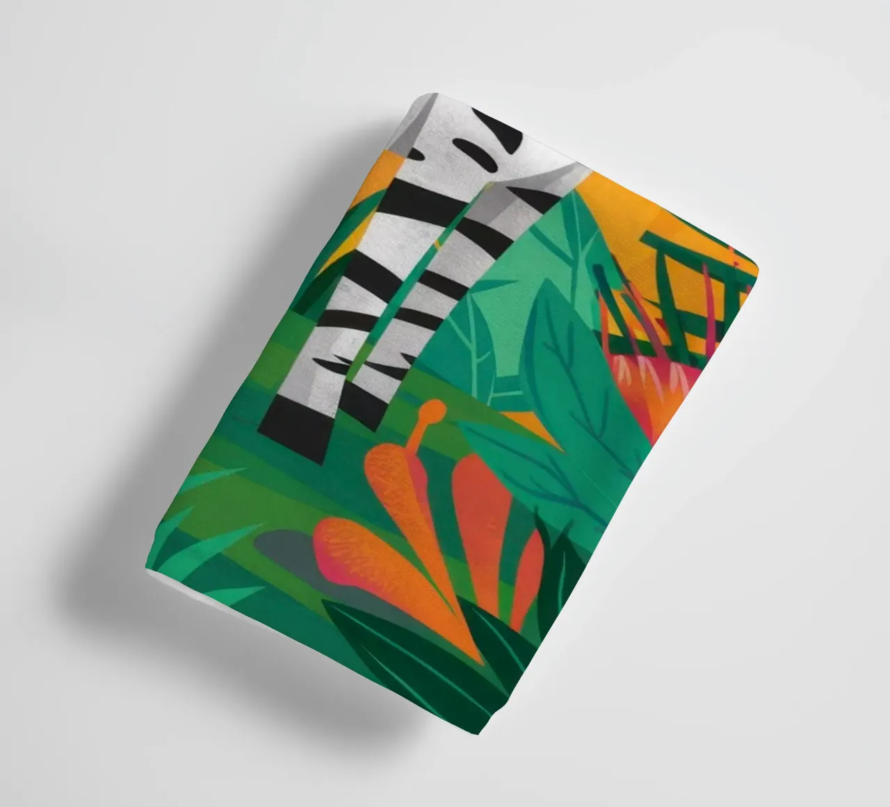 Jungle Zebra Majesty asciugamano da bagno da Line Fable