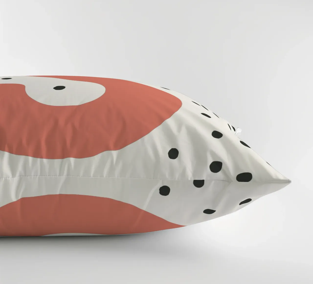 Initial S on dot pattern - Scandinavian style decorative cushion by KidzStudio