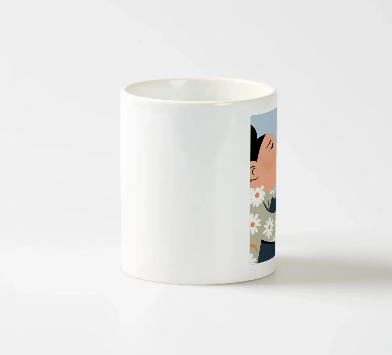 Delicato profumo floreale tazza in ceramica da Lunar Valentina