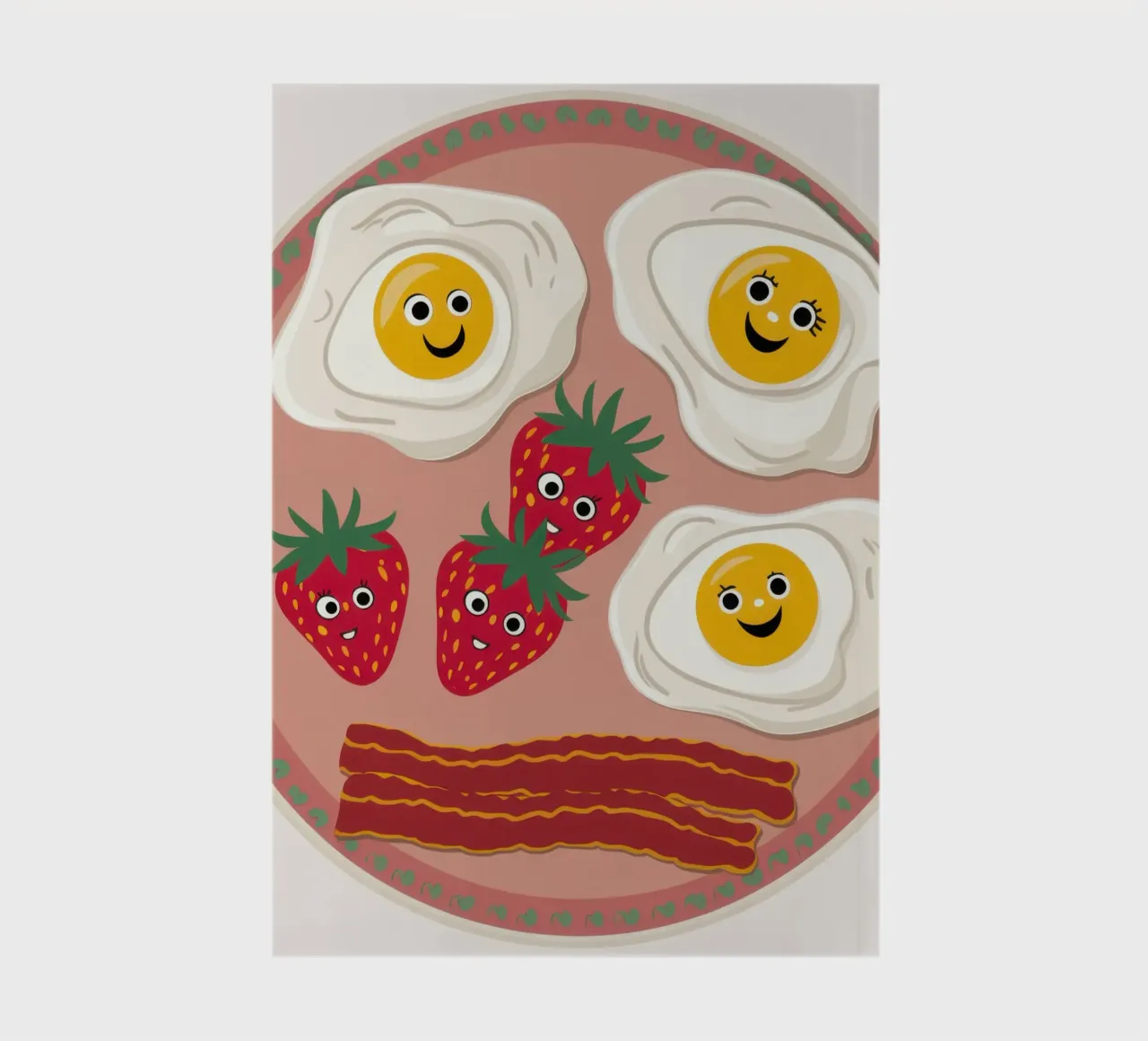 Smiling Eggs Delight notebook by Gaia Viesta