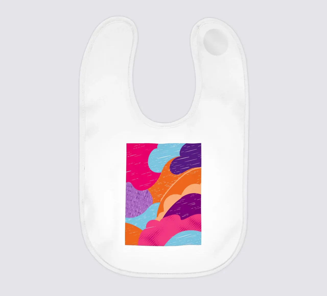 Wavy Abstract Pattern bavaglino da Obs Canvas