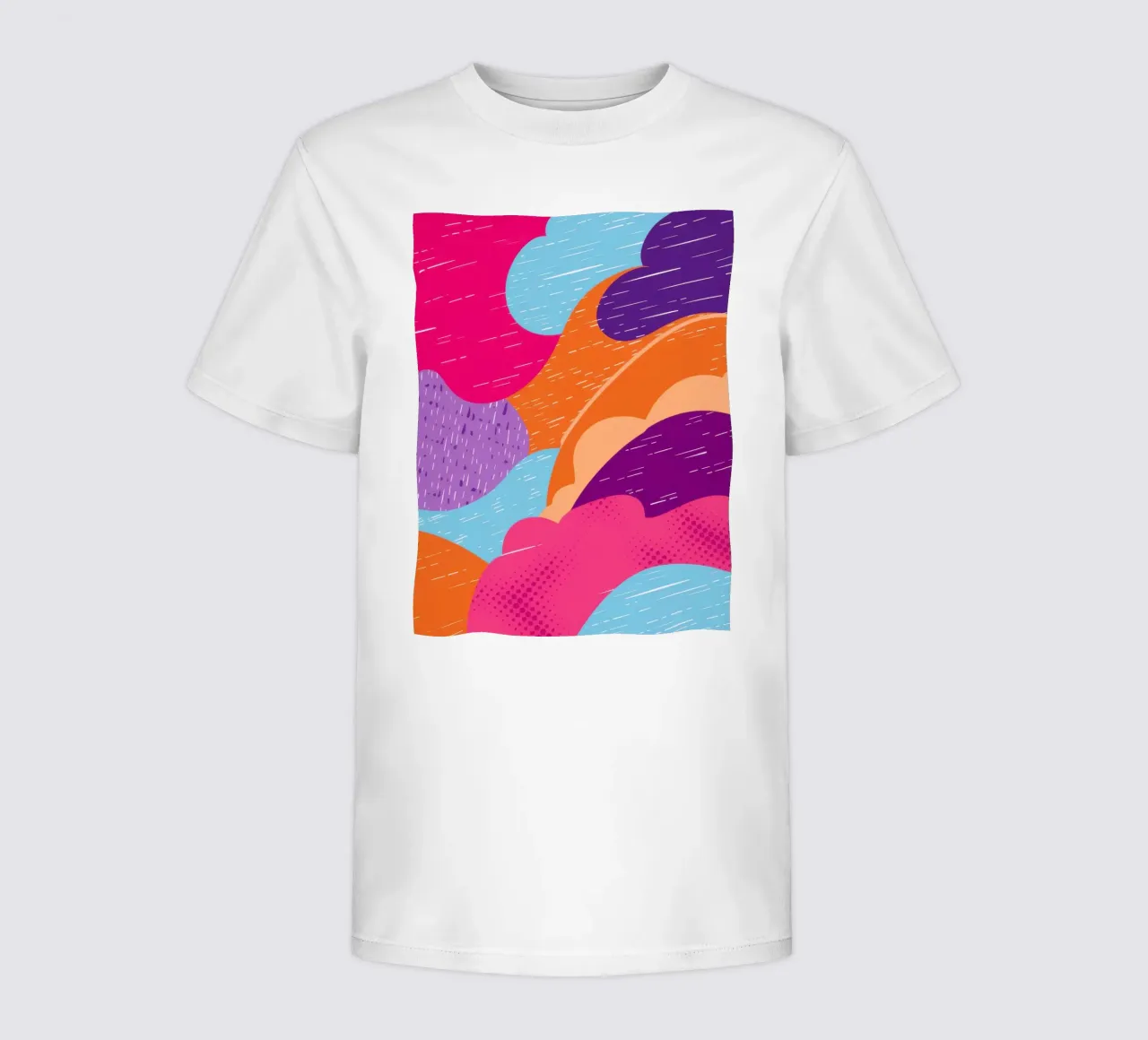 Wavy Abstract Pattern t-shirt bambini da Obs Canvas