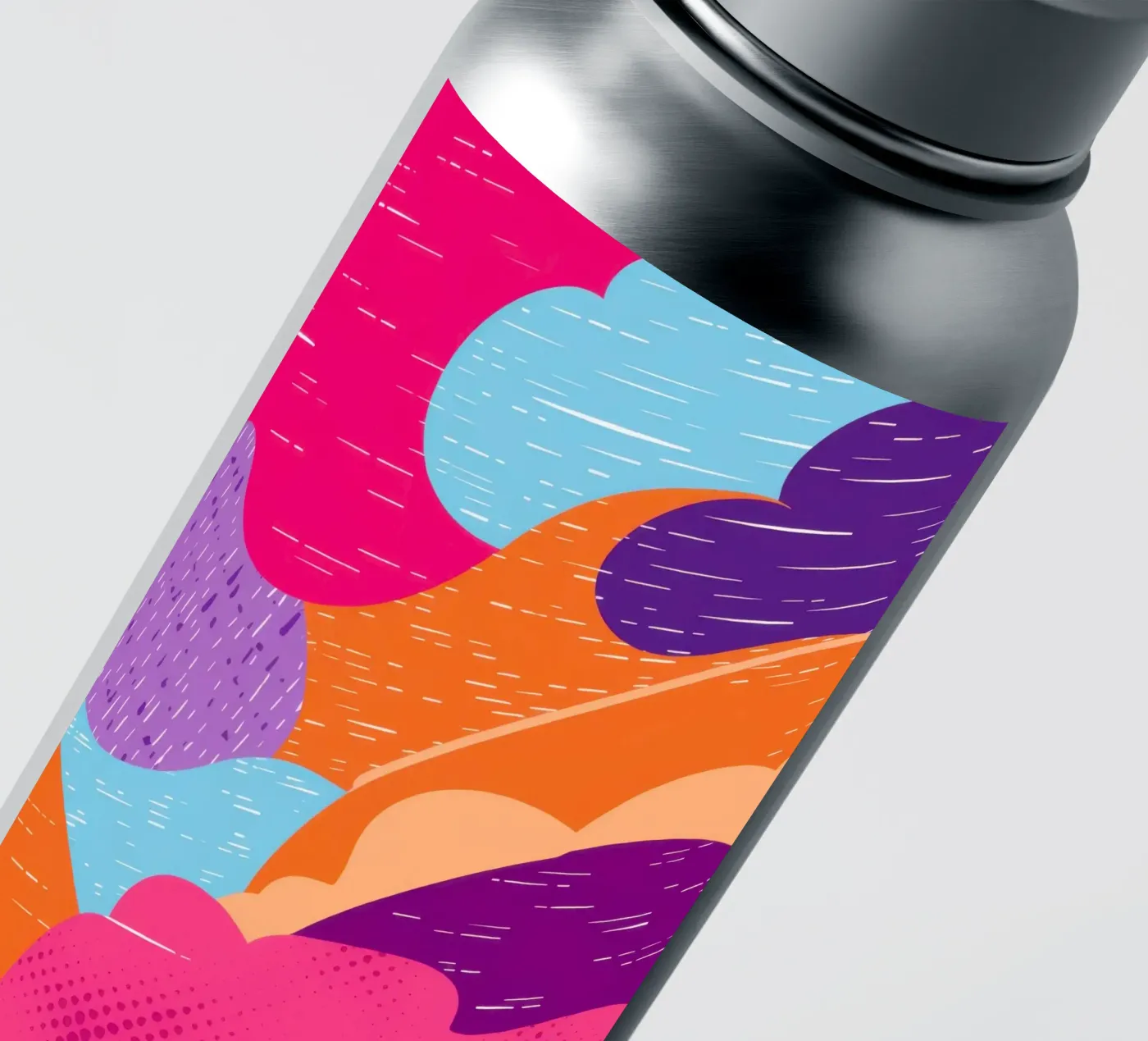 Wavy Abstract Pattern sticker by Obs Canvas