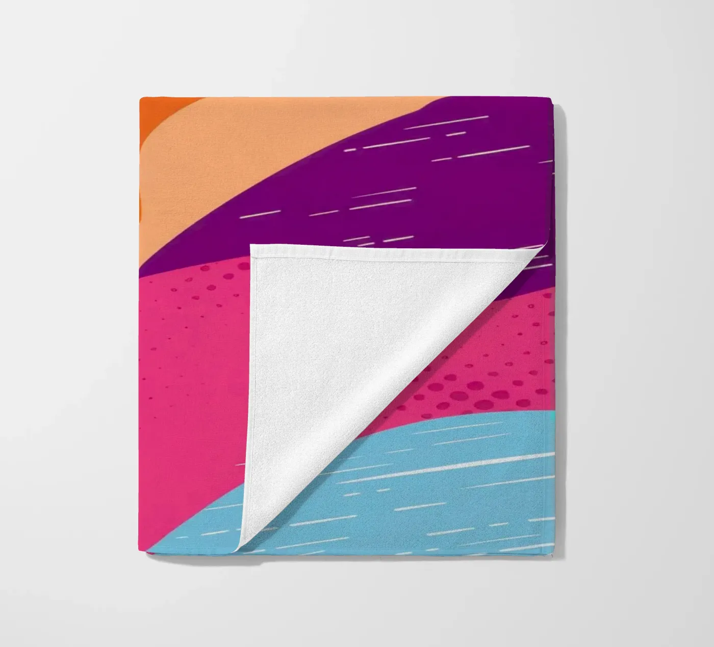 Wavy Abstract Pattern beach towel by Obs Canvas