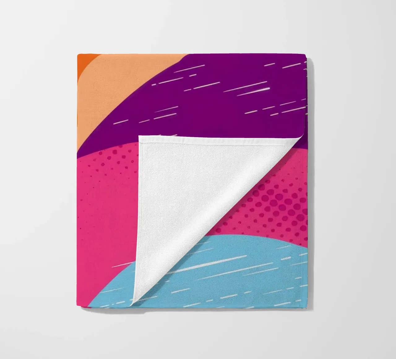 Wavy Abstract Pattern telo mare da Obs Canvas