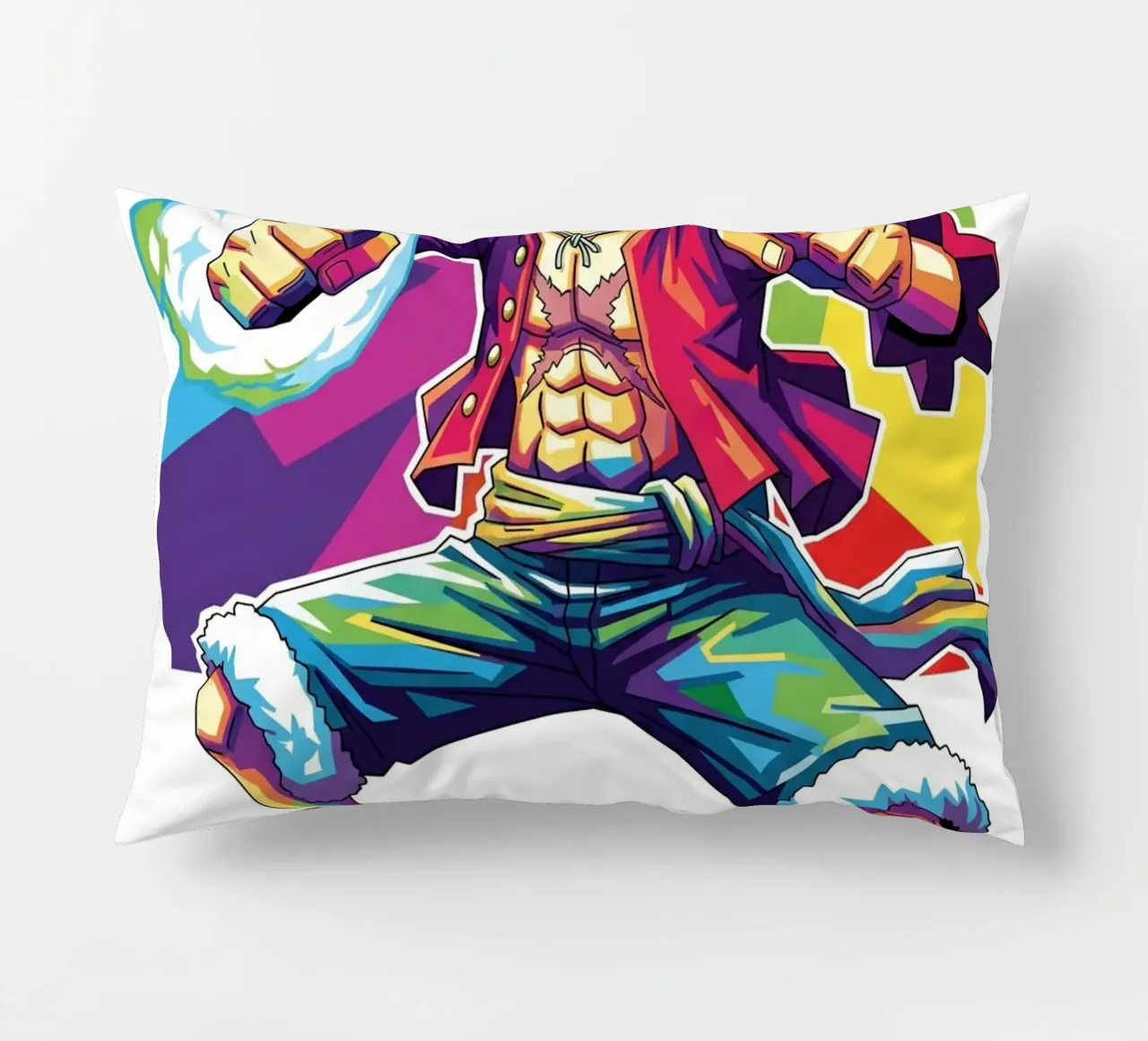 One Piece- Monkey D. Luffy art (1) cuscino da Hantamrata
