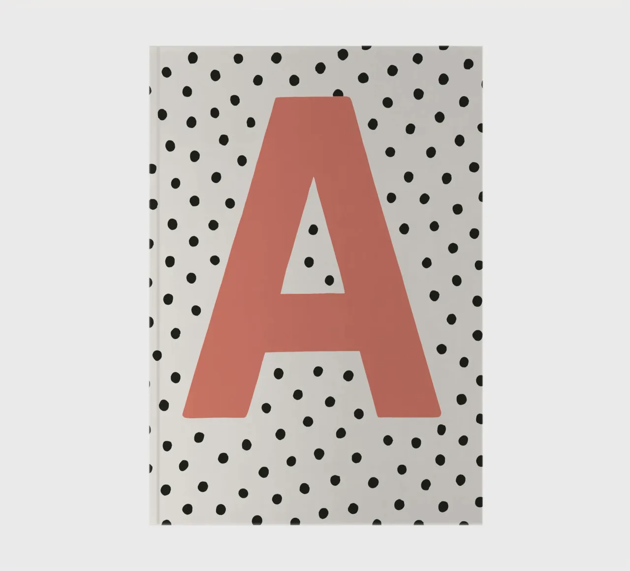 Alphabet Polka Dots notebook by KidzStudio