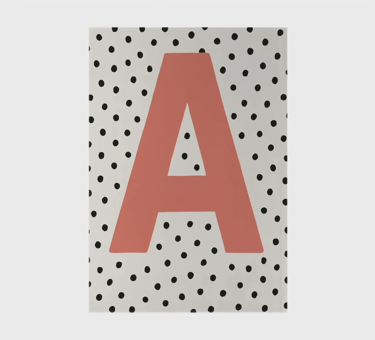 Alphabet Polka Dots notebook by KidzStudio