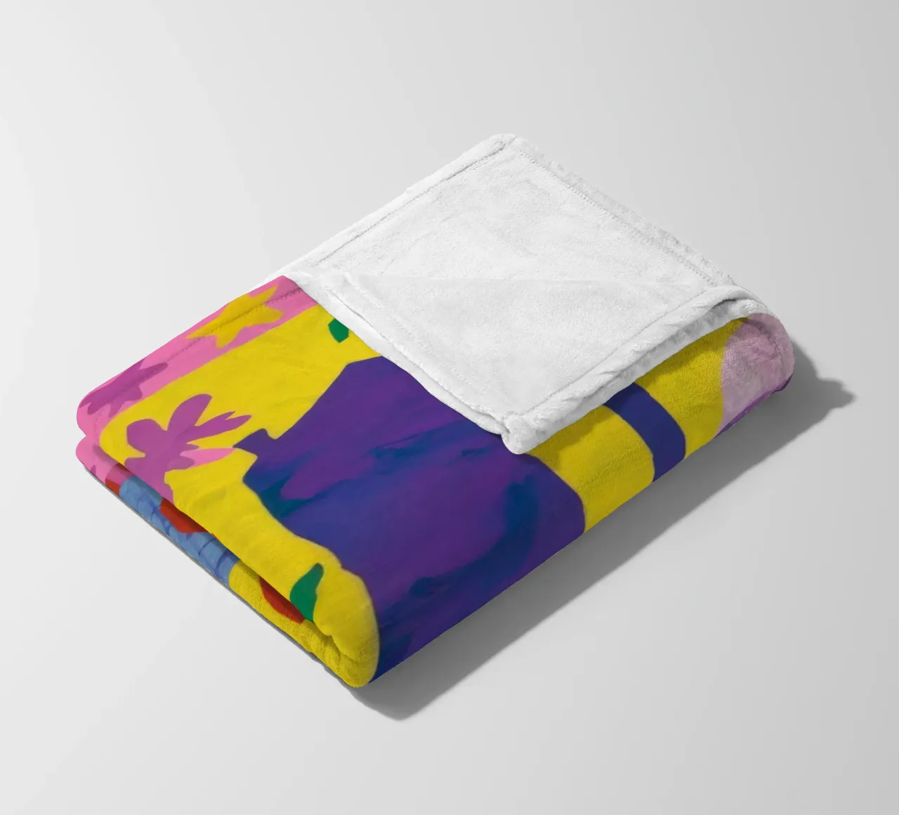 Sogno di un villaggio fauvista coperta in pile da Thistle Bloom