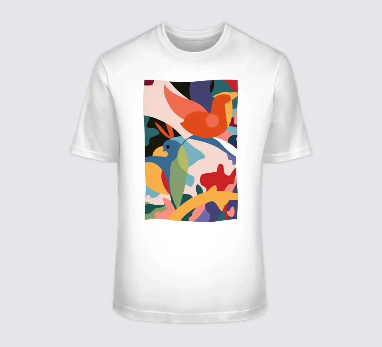 Avian Leaf Abstract T-Shirt von Lunar Valentina
