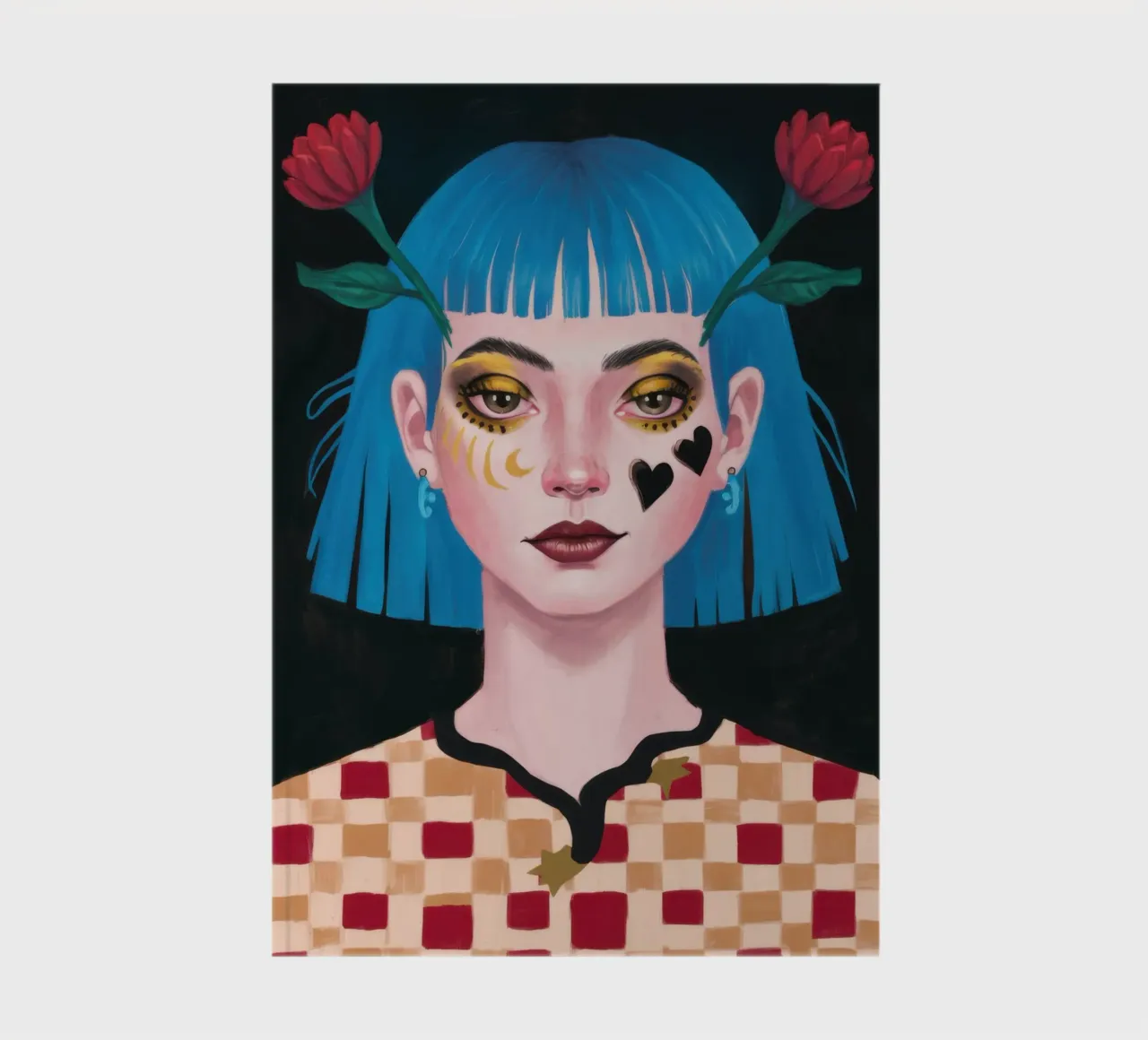 Azure Melancholy Gaze notebook by Gaia Viesta