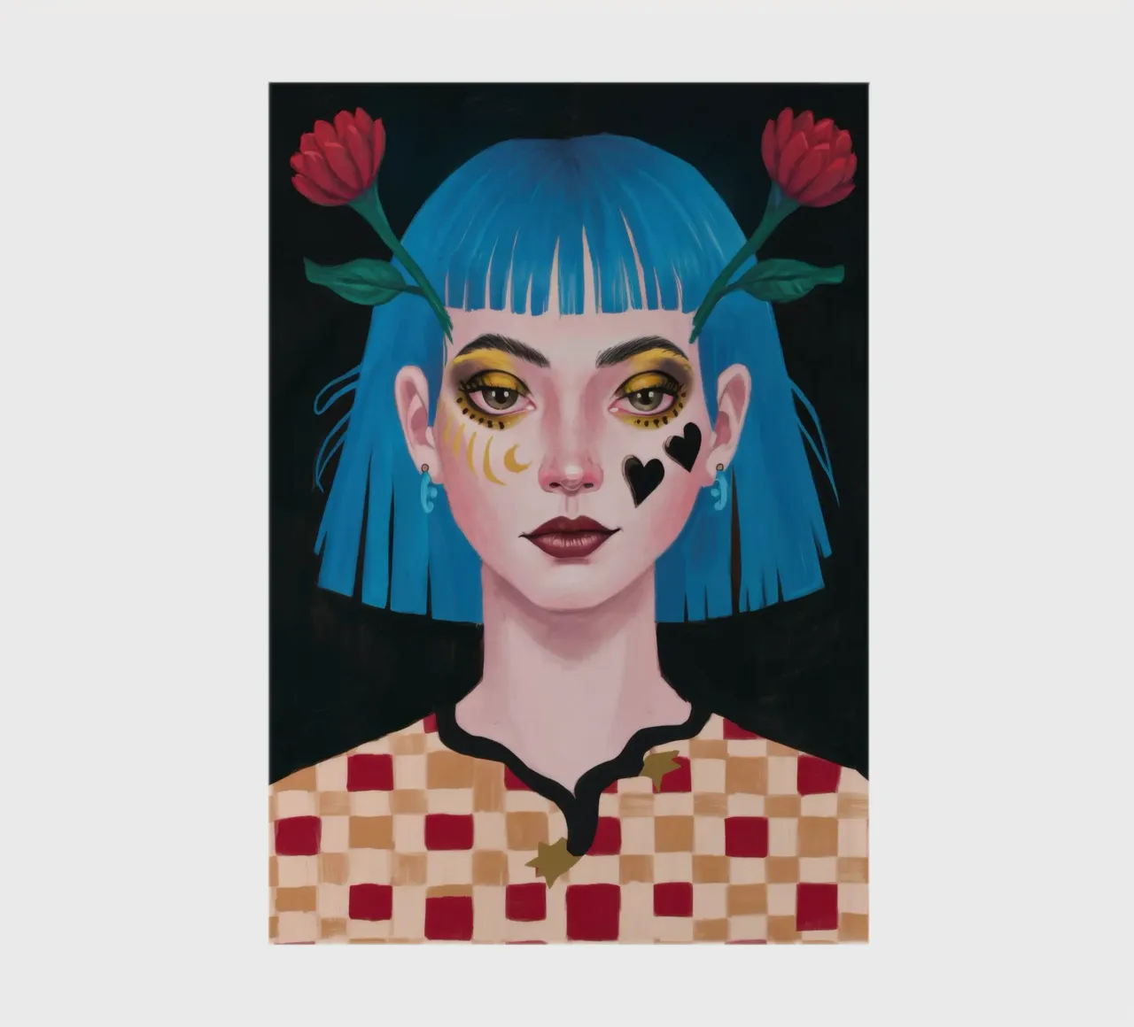 Azure Melancholy Gaze notebook by Gaia Viesta