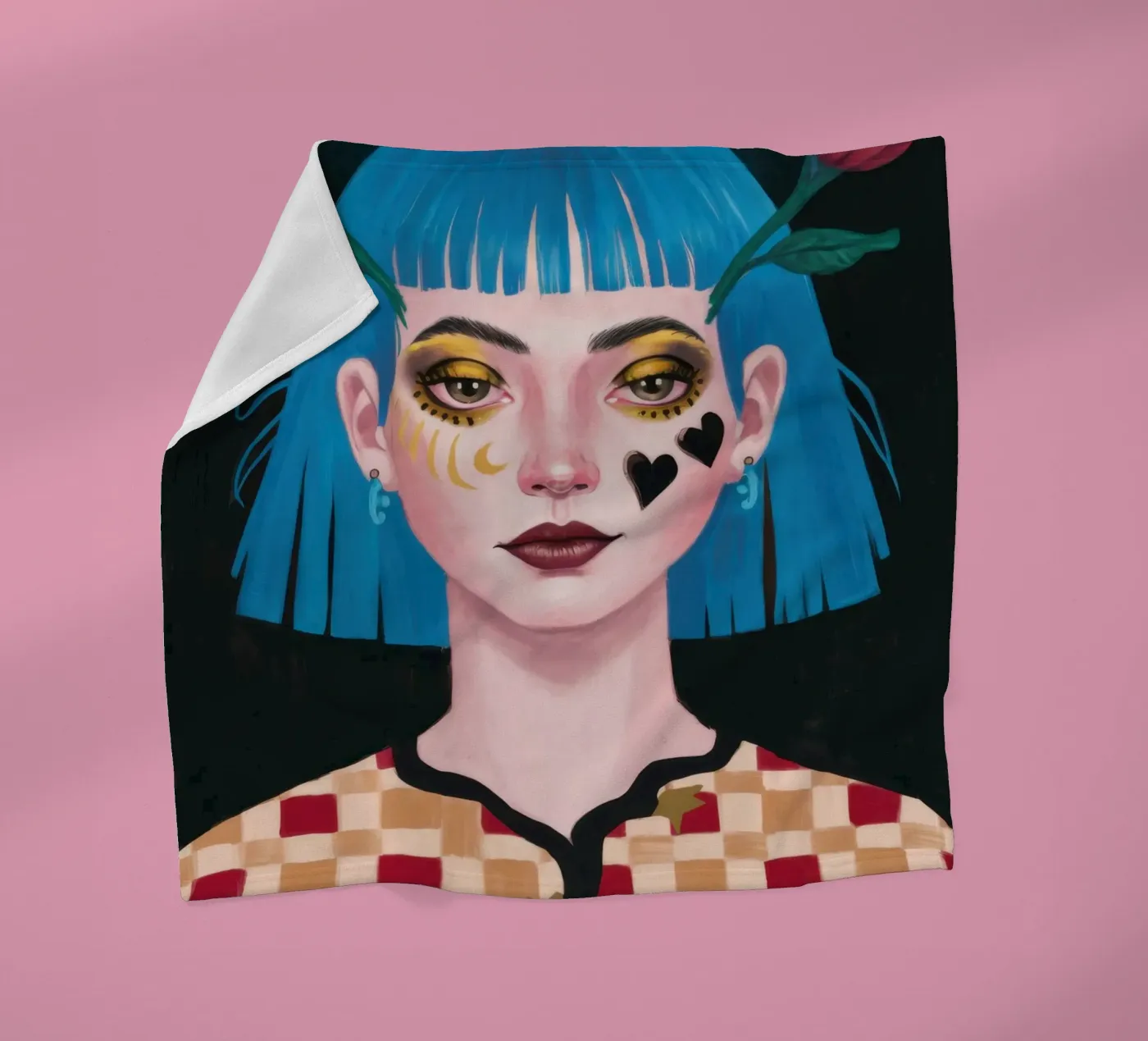 Weemoedige blik fleecedeken van Gaia Viesta