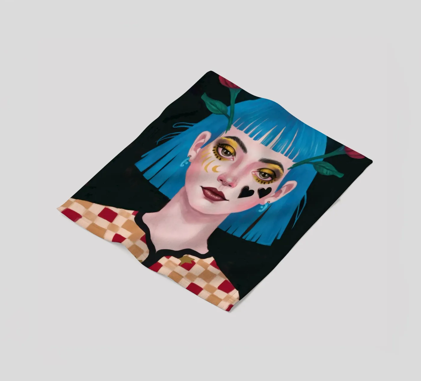 Weemoedige blik fleecedeken van Gaia Viesta