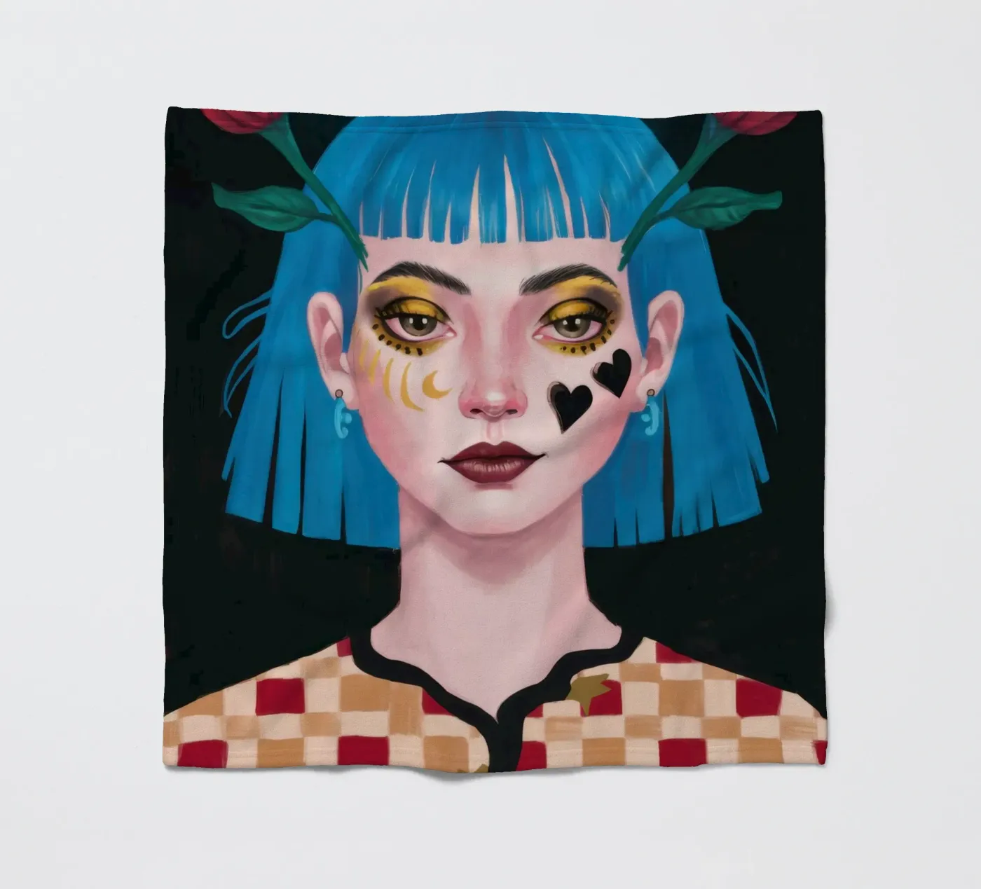 Weemoedige blik fleecedeken van Gaia Viesta