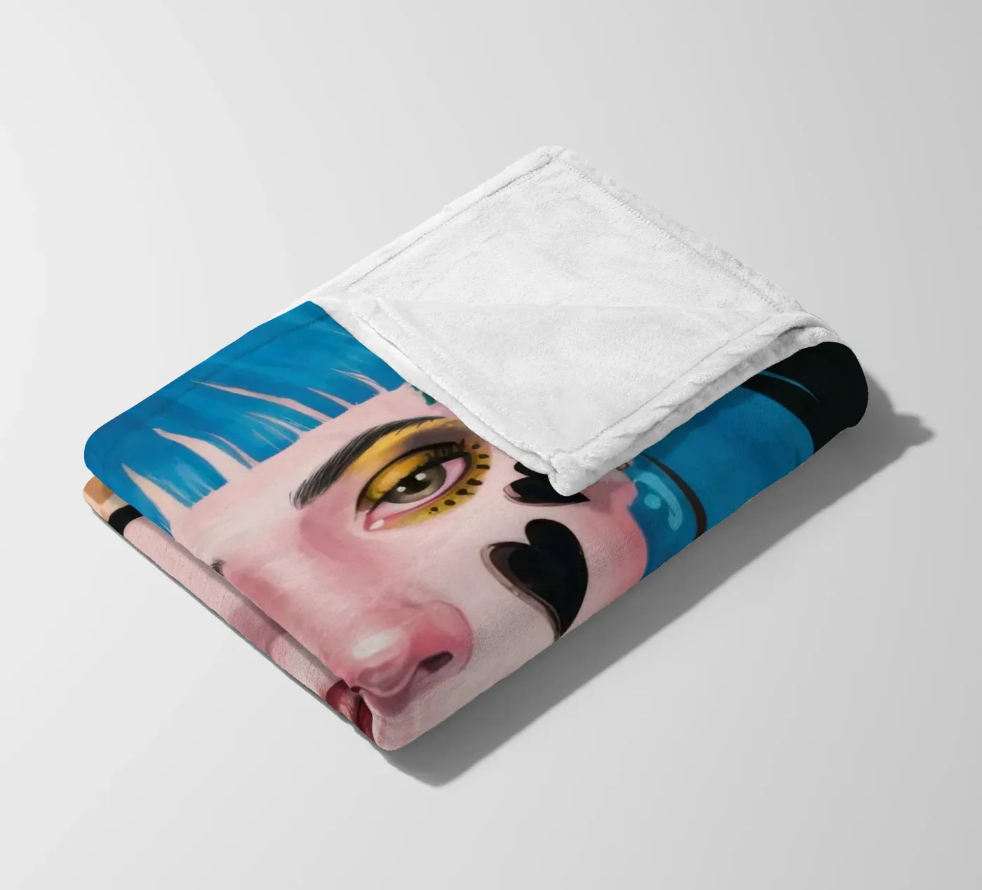 Weemoedige blik fleecedeken van Gaia Viesta