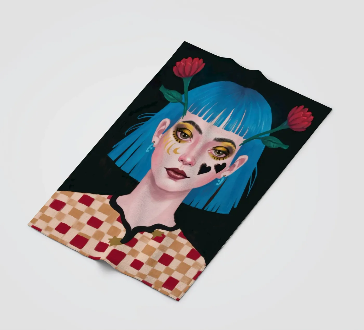 Weemoedige blik fleecedeken van Gaia Viesta