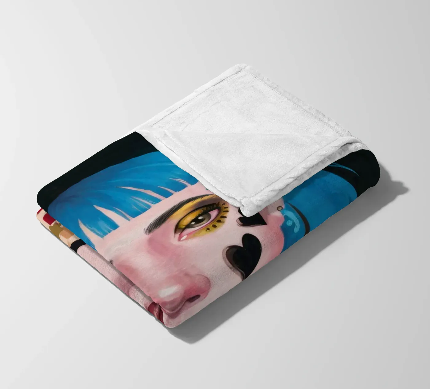 Weemoedige blik fleecedeken van Gaia Viesta