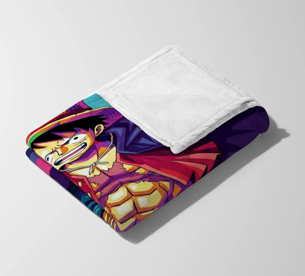 One Piece - Monkey D Luffy art (2) coperta in pile da Hantamrata