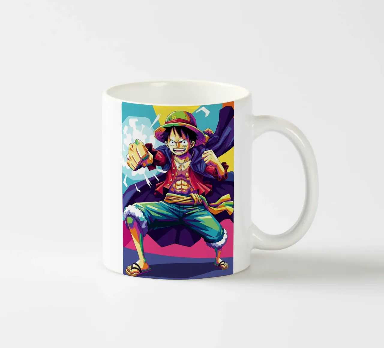 One Piece - Monkey D Luffy art (2) tazza in ceramica da Hantamrata